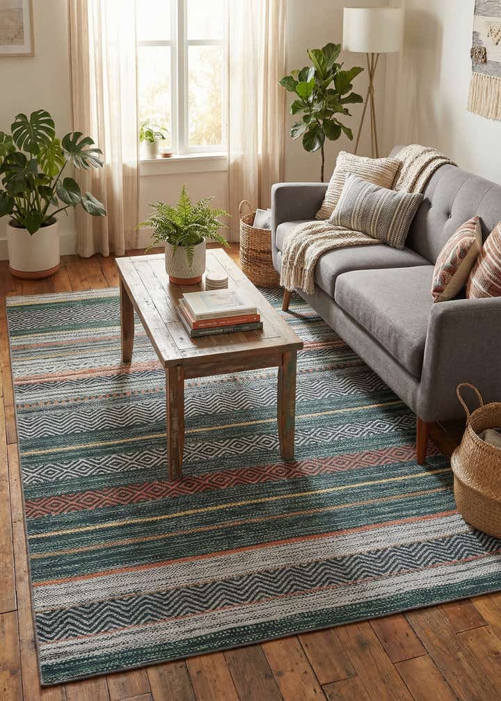 6' x 9' Washable Yara Rug