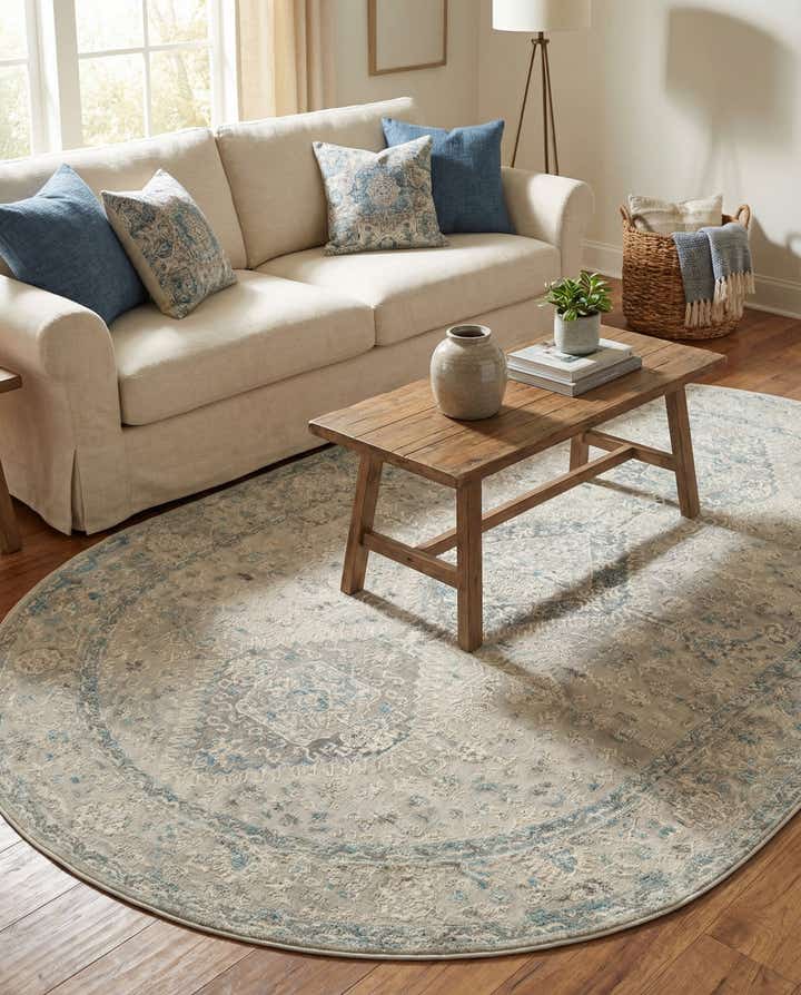 5' 3 x 8' Finsbury Oval Rug