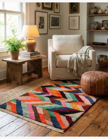 2' 8 x 4' 1 Hand Knotted Balouch Wool Rug