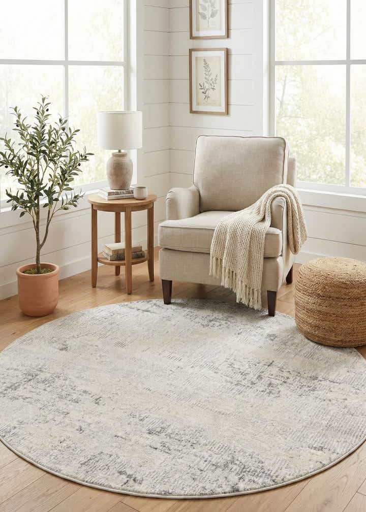 6' x 6' Caspian Round Rug