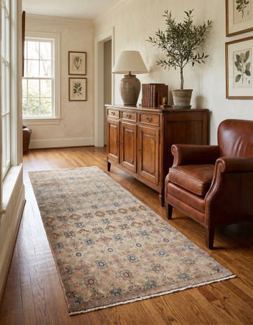 3' 2 x 5' 3 Hand Knotted Ultra Vintage Persian Wool Runner Rug