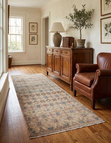3' 2 x 5' 3 Hand Knotted Ultra Vintage Persian Wool Runner Rug