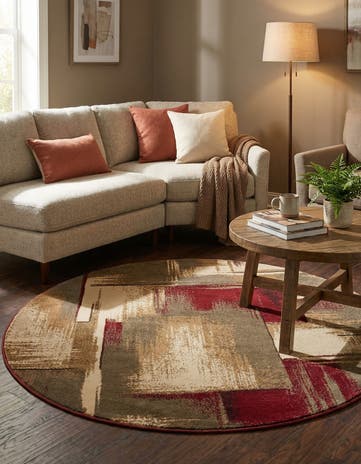 Cafe Round Rug