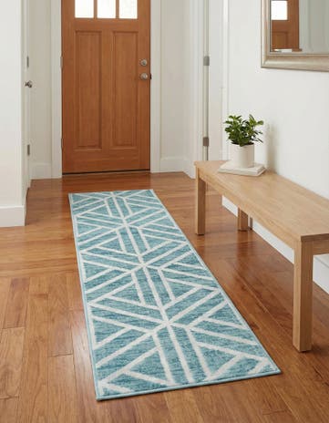 2' x 6' Lattice Trellis Runner Rug