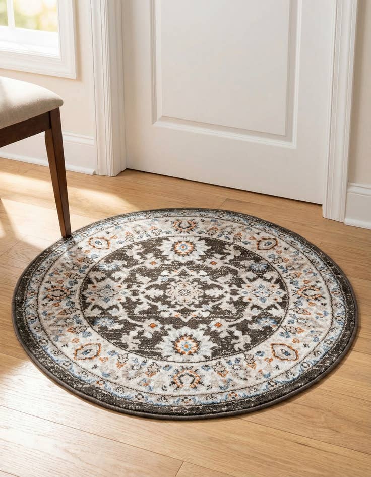 Detail image of 3' x 3' Charlotte Round Rug