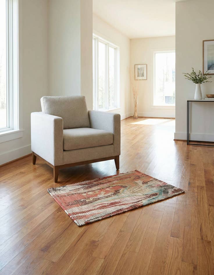 Detail image of  2' x 3' 1 Chenille Jute Rug