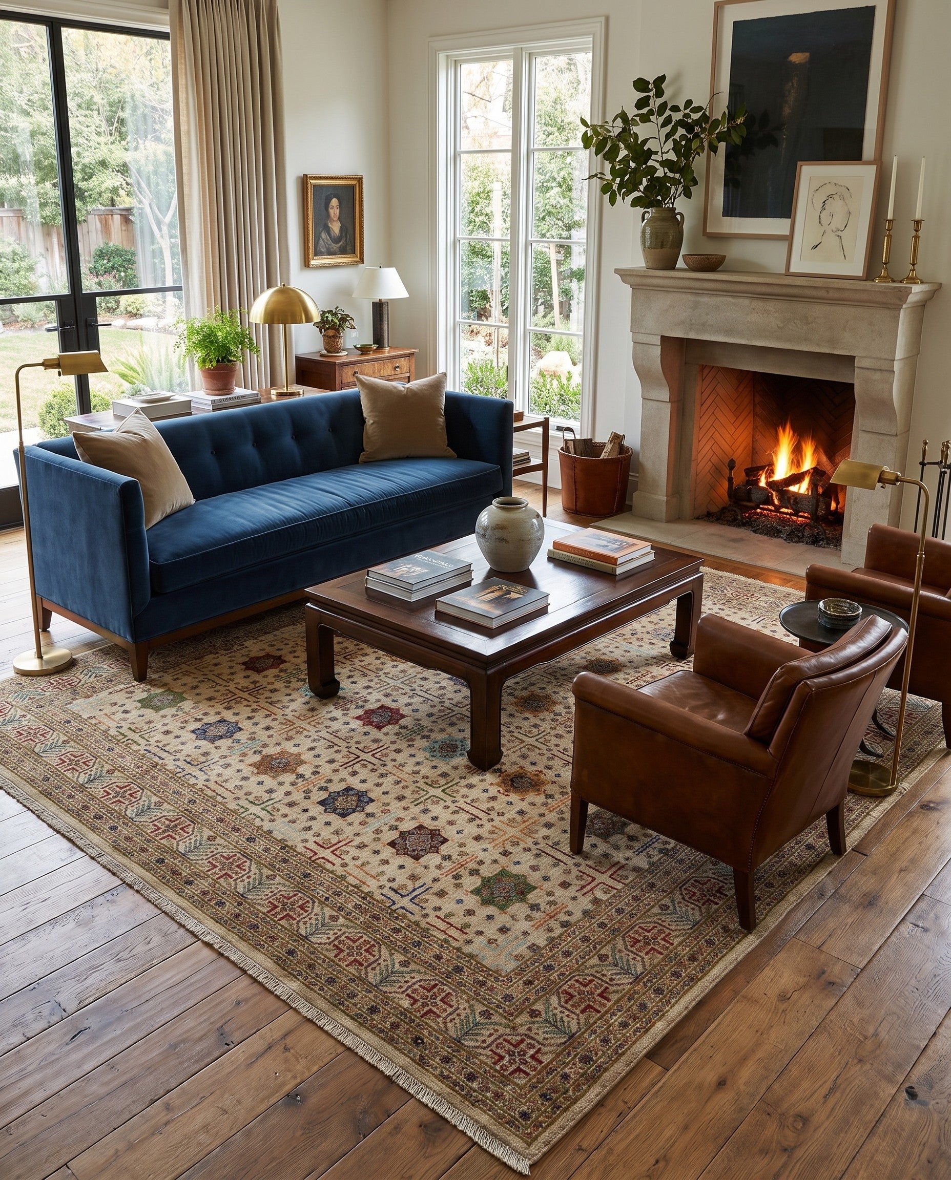 8' 10 x 12' 1 Hand Knotted Ariana Ziegler Rug