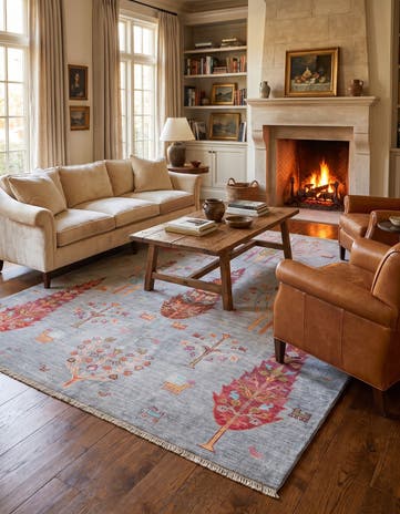 6' x 7' 10 Hand Knotted Ariana Ziegler Rug