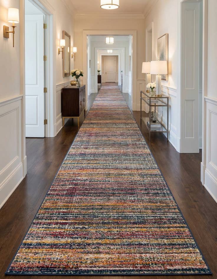 Detail image of 3' x 30' Gemstone Runner Rug