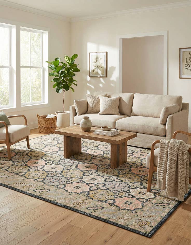 Detail image of  9' x 12' Kamala Washable Rug