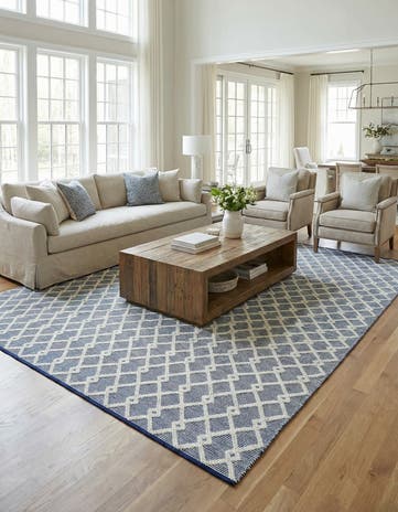 Blueberry Hand Knotted Jill Zarin Dorset Rug