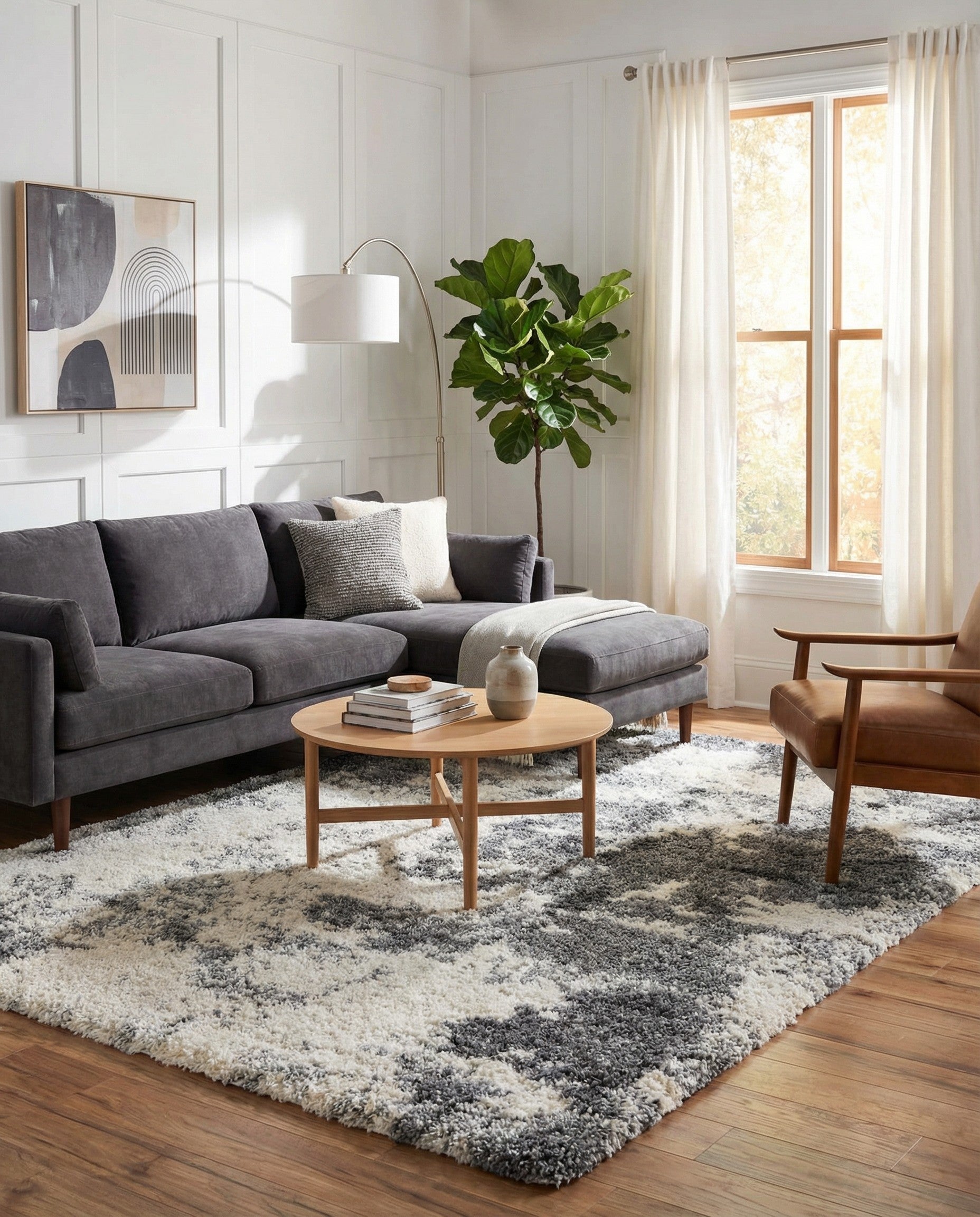 7' x 10' Soft Touch Shag Rug