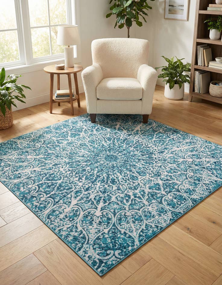 Detail image of 6' x 6' Monte Carlo Square Rug