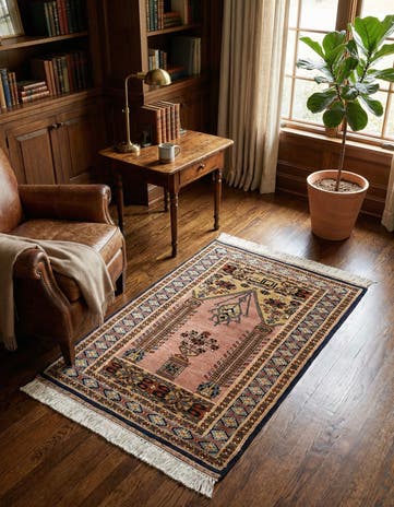 2' 8 x 4' 3 Hand Knotted Bokhara Oriental Wool Rug