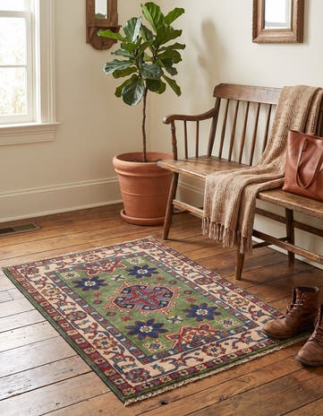 2' 1 x 2' 10 Hand Knotted Kazak Rug