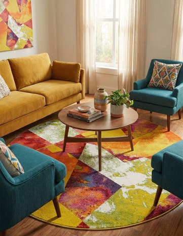 6' x 6' Tuscany Round Rug
