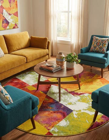 6' x 6' Tuscany Round Rug