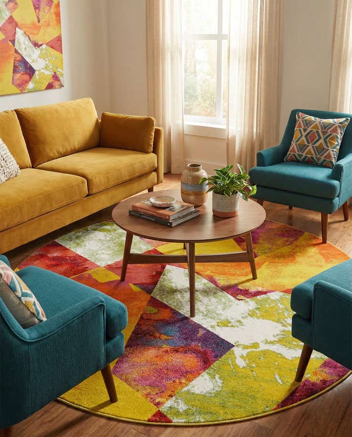 6' x 6' Tuscany Round Rug