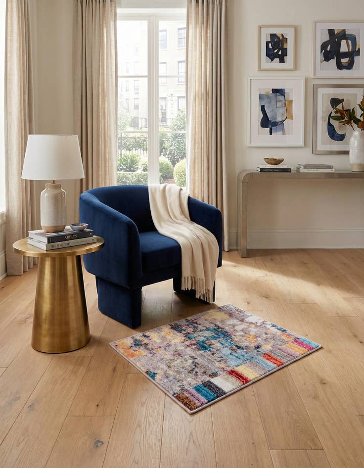 Detail image of Jill Zarin 1' 8 x 1' 8 Downtown Sample Rug