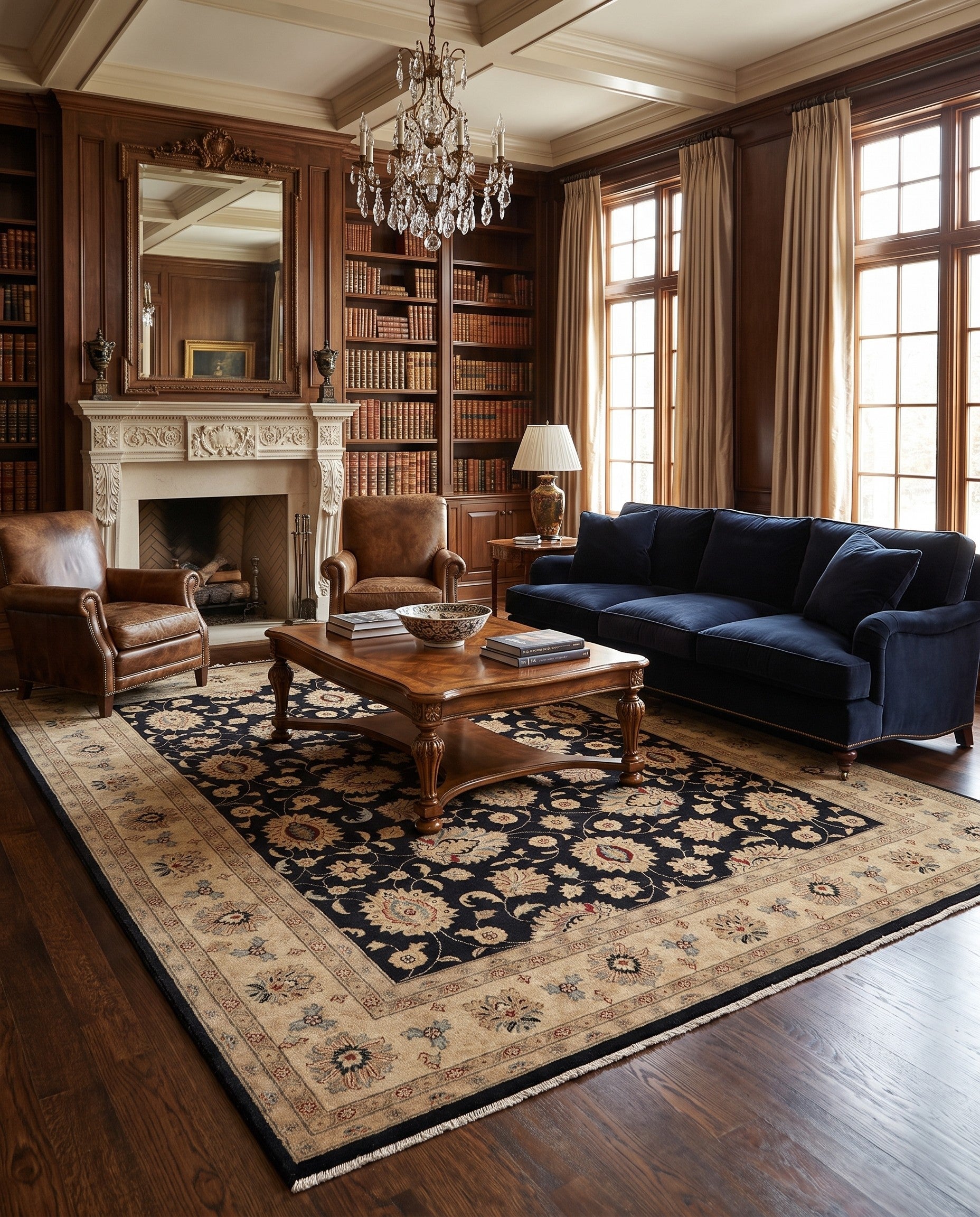 8' 2 x 9' 8 Hand Knotted Ziegler Rug