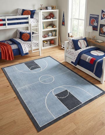 7' x 10' Sports Washable Rug