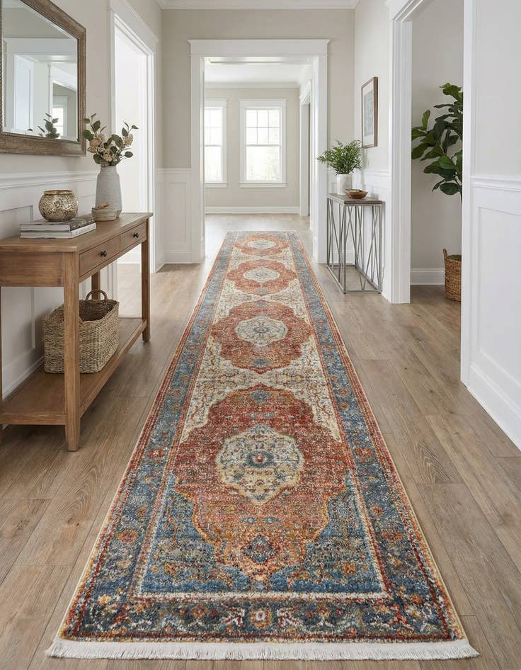 Detail image of 2' 7 x 16' 5 Santiago Runner Rug
