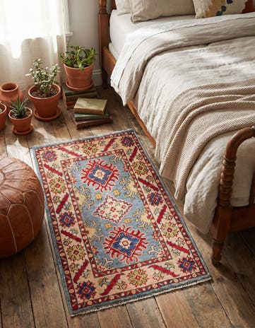 1' 11 x 3' 1 Hand Knotted Kazak Rug