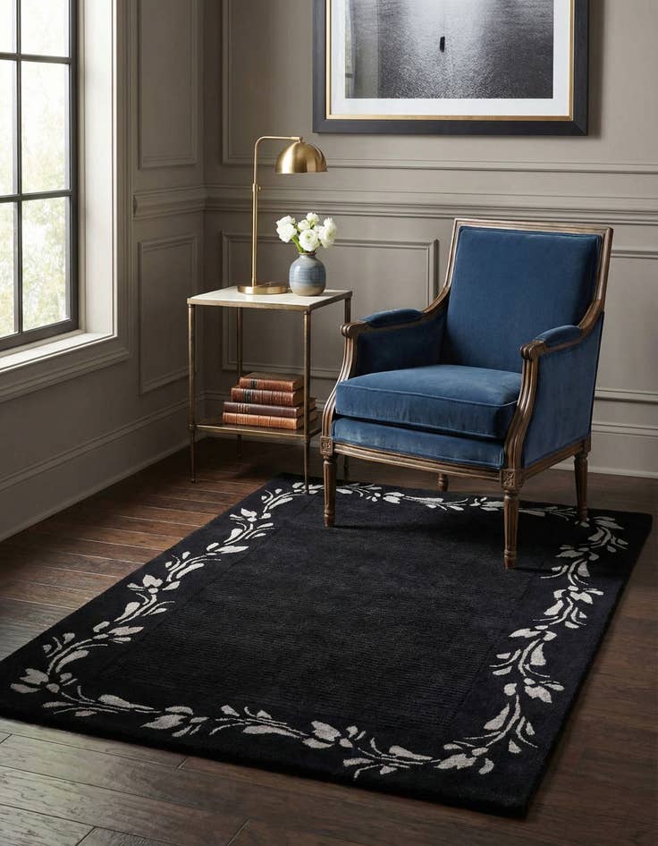 Detail image of 3' x 5' 1 Hand Knotted Darya Wool Rug