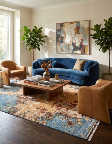 5' 2 x 6' 5 Rubin Wool Rug