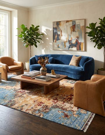 5' 2 x 6' 5 Rubin Wool Rug