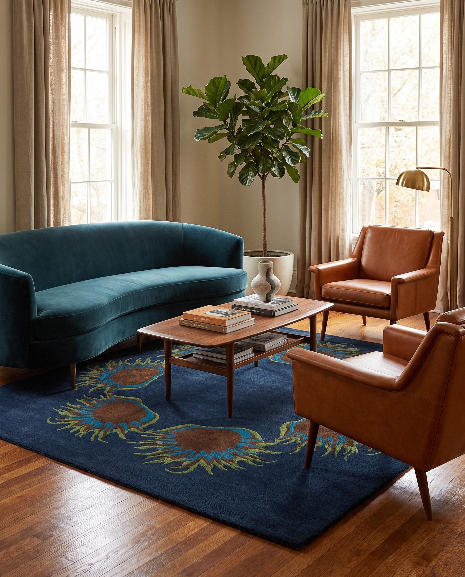 7' 5 x 7' 6 Luna Square Rug