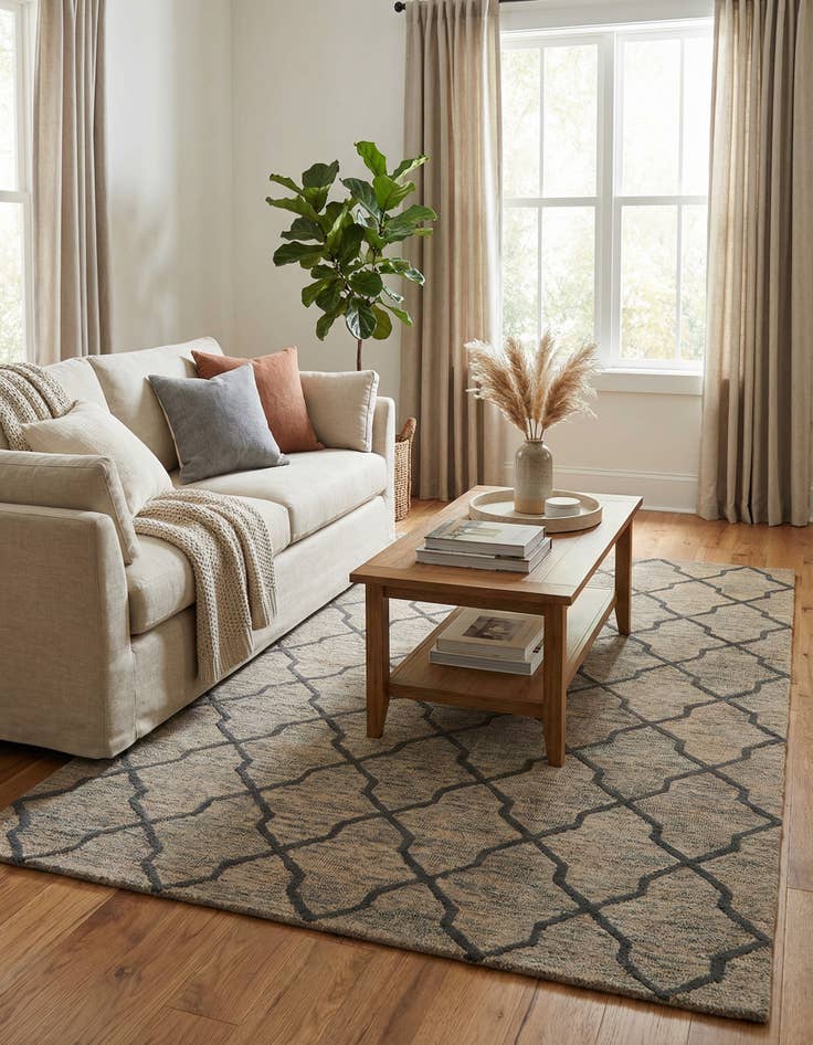 Detail image of 5' 1 x 8' Luna Rug