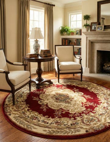 6' x 6' Chateau Round Rug
