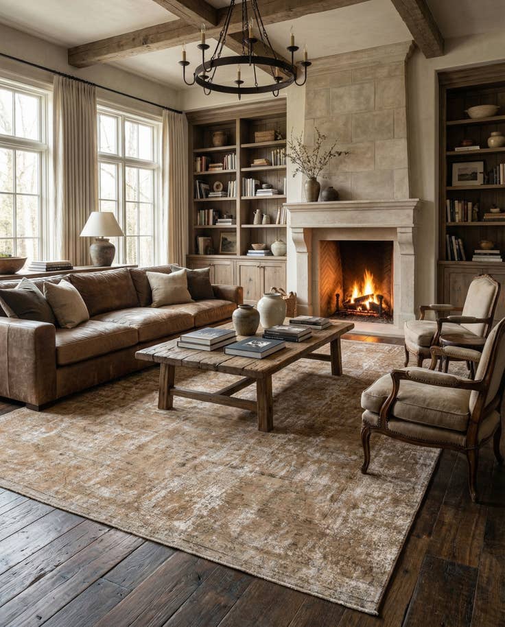 Detail image of 9' 5 x 13' 1 Hand Knotted Ultra Vintage Persian Wool Rug