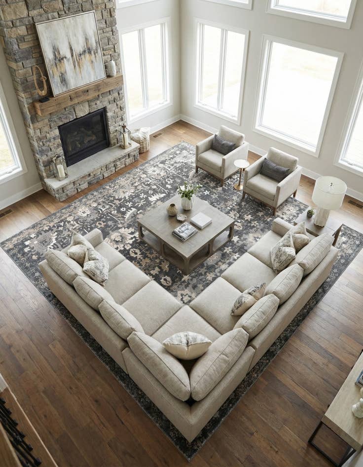 Detail image of 13' x 13' Oregon Square Rug