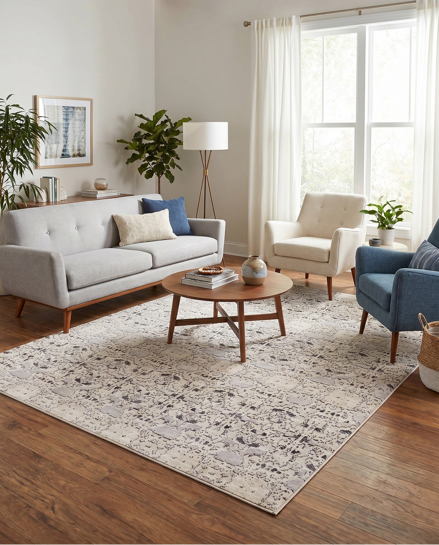 Light Gray Amulet Rug