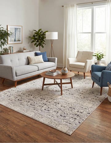 Light Gray Amulet Rug