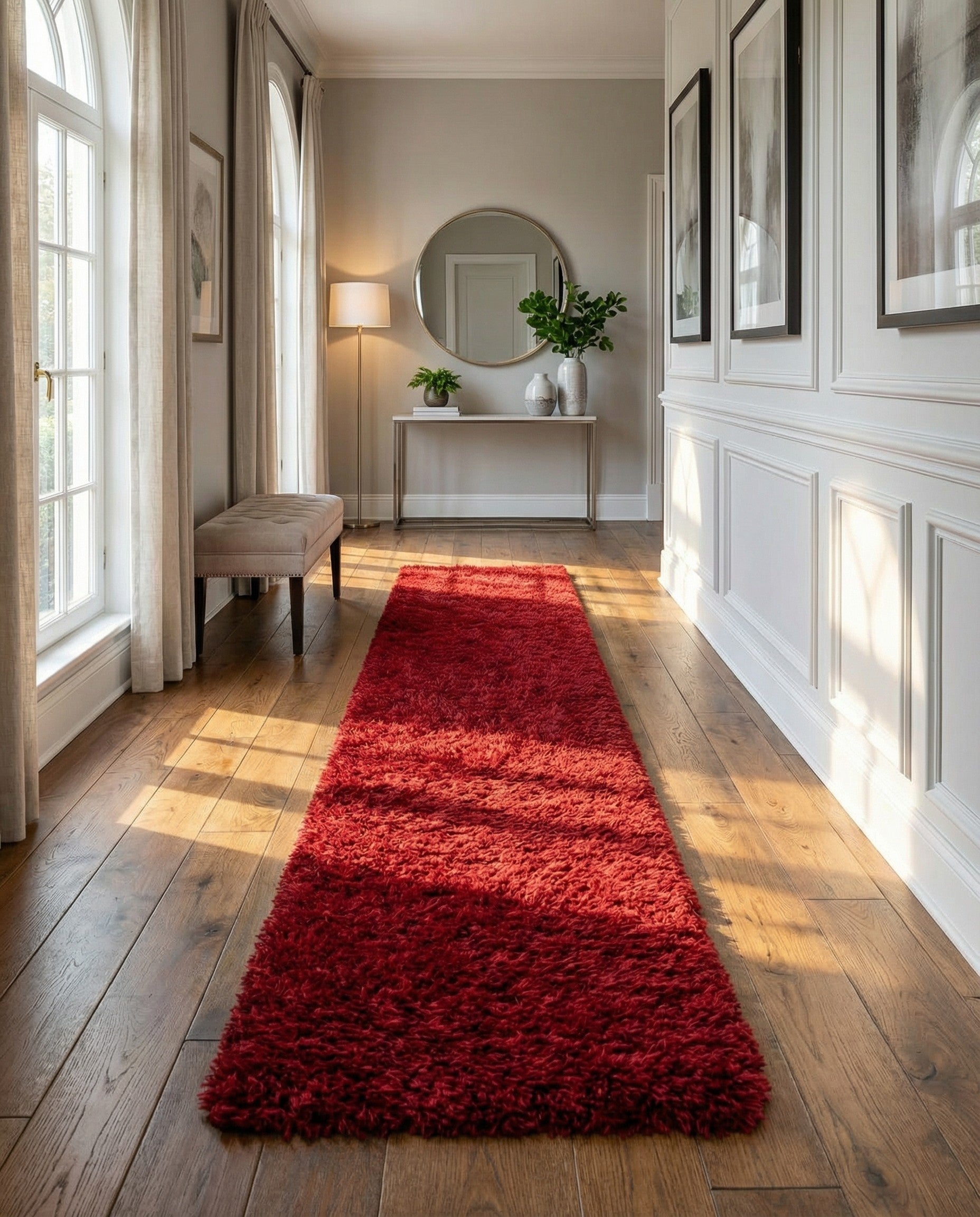 2' 7 x 13' Infinity Shag Runner Rug