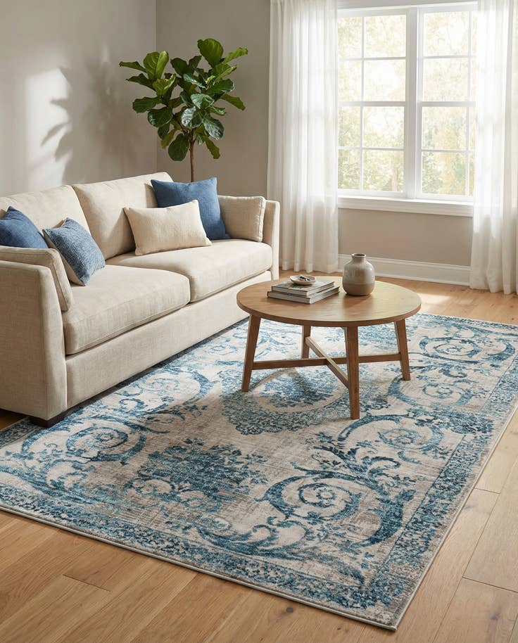 Detail image of 5' 3 x 8' Finsbury Rug