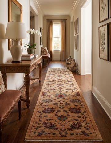 2' 9 x 12' Hand Knotted Ariana Ziegler Runner Rug