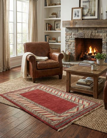 3' 1 x 5' 4 Hand Knotted Ziegler Oriental Wool Rug