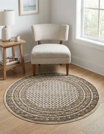 Beige SoHo Round Rug
