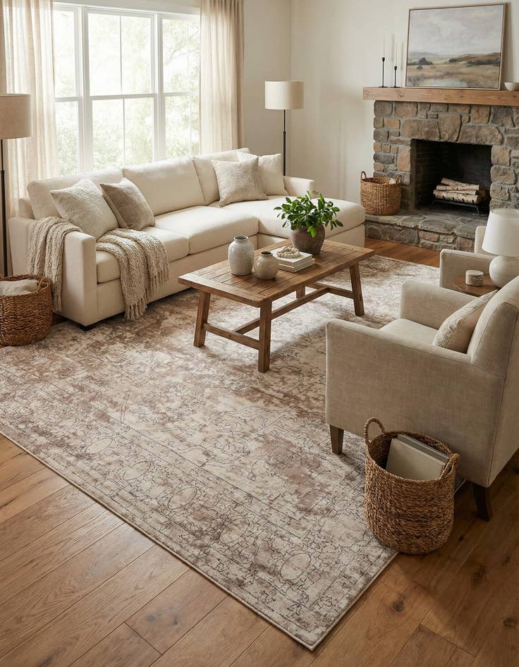 Detail image of 13' x 13' Oregon Square Rug