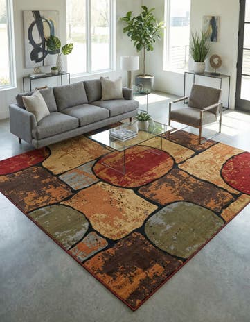 Cafe Square Rug
