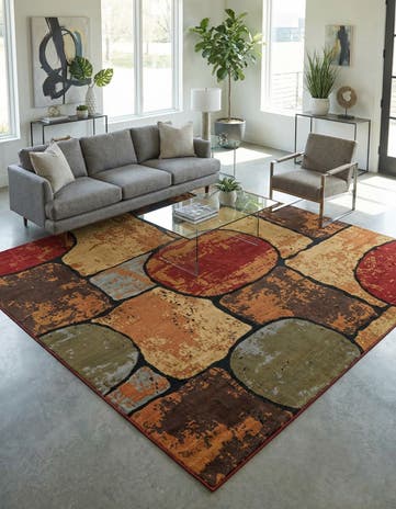 Cafe Square Rug