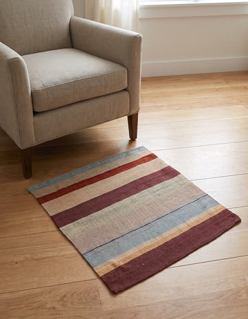 75cm x 75cm Hand Woven Pillow Wool Square Rug