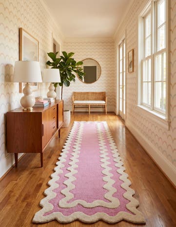 2' 7 x 13' 1 Happy Rugs Wool Runner