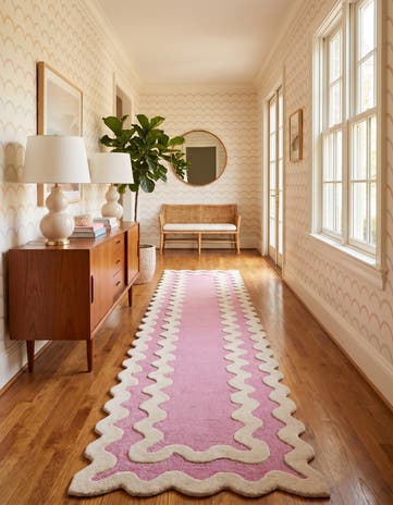 2' 7 x 13' 1 Happy Rugs Wool Runner