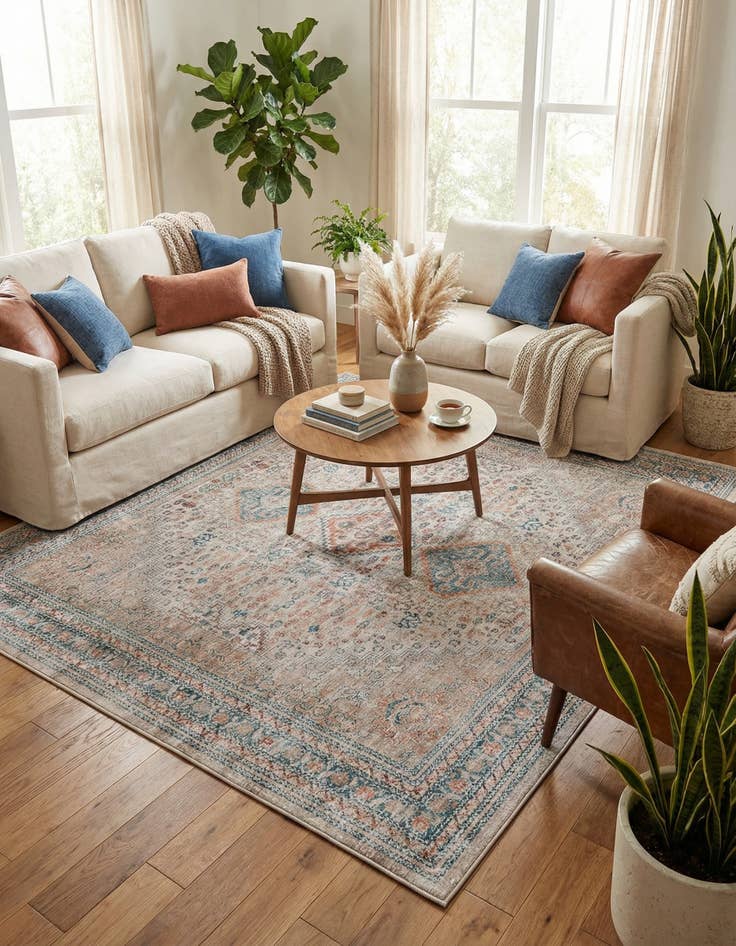 Detail image of 8' x 8' Newport Square Rug