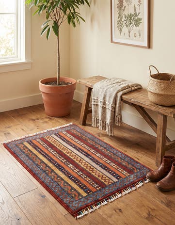 2' x 3' 1 Hand Knotted Ariana Ziegler Rug